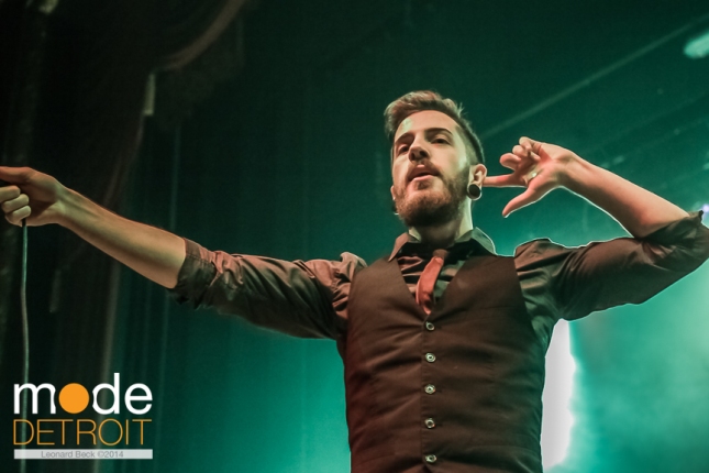 Crown the Empire perform at the Royal Oak Music Theatre on March 29th 2014