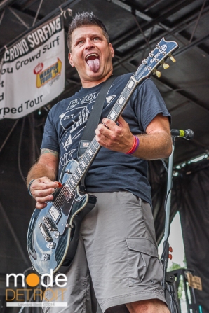 Less Than Jake performing at Vans Warped Tour in Auburn Hills Michigan at The Palace of Auburn Hills on July 18th 2014